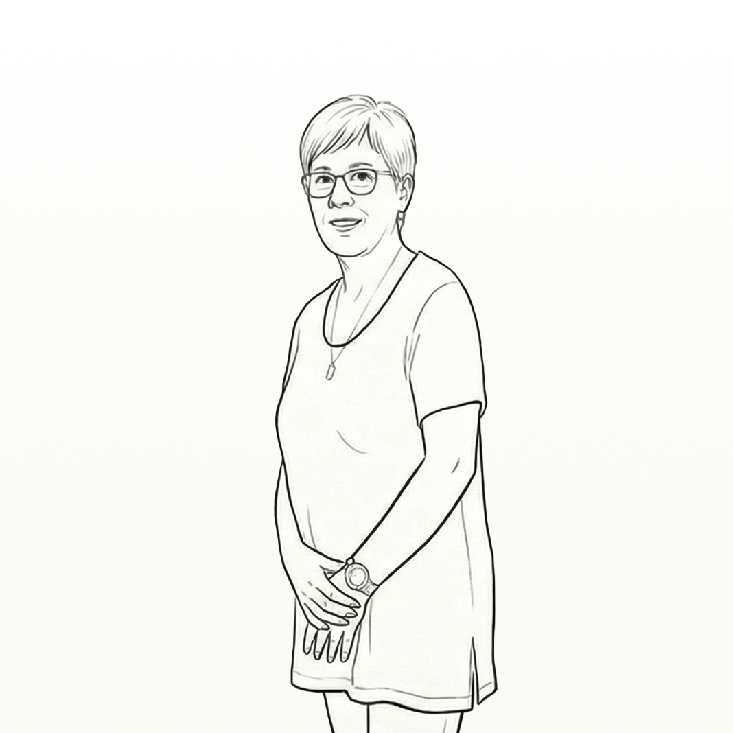 Illustration der Mitarbeiterin Christiane Meister (Beratung und Verkauf)